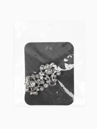 Зажим для кардигана «Ажур. Завитки», белый в серебре - фото 68178569