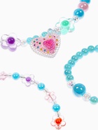 Комплект детский «Выбражулька. Сердце», 4 предмета: клипсы, бусы, кольцо, ободок, МИКС - фото 68178617