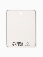 Серьги гвоздики «Кристалл. Круг», прозрачно-чёрные - фото 68178632