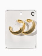 Серьги кольца «Пружина», d=3 см, цвет золото - фото 68178666