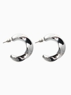 Серьги кольца «Кручение», d=3 см, цвет серебро (комплект 2 шт) - фото 68178688