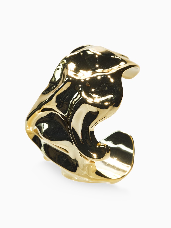 Браслет манжета «Лава», цвет золото - Фото 1