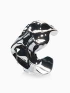 Браслет манжета «Лава», цвет серебро (комплект 2 шт) - фото 68178705