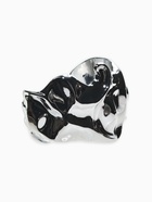 Браслет манжета «Лава», цвет серебро (комплект 2 шт) - фото 68178706