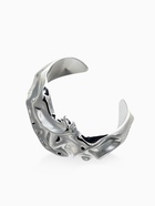 Браслет манжета «Лава», цвет серебро (комплект 2 шт) - фото 68178707