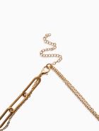 Кулон на цепочке 2 яруса «Вишня», 40 и 50 см, бордовый в золоте - Фото 3