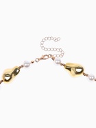 Бусы «Жемчуг Борокко», белые в золоте, 40 см - Фото 3