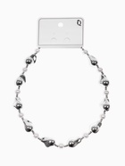 Бусы «Жемчуг Борокко», белые в серебре 40 см - Фото 5