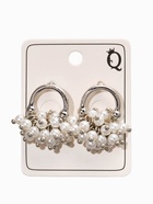 Серьги «Жемчужный виноград», белые в серебре - фото 68178784