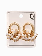 Серьги «Жемчужный виноград», белые в золоте - фото 68178787