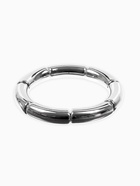 Браслет на резинке «Стиль. Гладкость», пластик, цвет серебро - фото 68178794