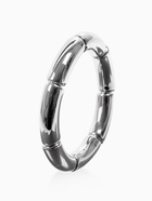 Браслет на резинке «Стиль. Гладкость», пластик, цвет серебро - фото 68178795