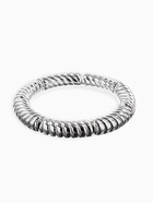 Браслет на резинке «Стиль. Резной», пластик, цвет серебро - фото 68178802