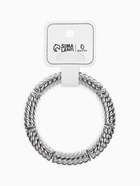 Браслет на резинке «Стиль. Резной», пластик, цвет серебро - фото 68178804