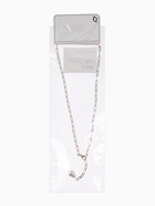 Цепь с подвеской «Жемчужина», вытянутое звено, белая в золоте (комплект 2 шт) - фото 68178814