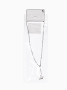 Цепь с подвеской «Жемчужина», вытянутое звено, белая в серебре (комплект 2 шт) - фото 68178823