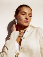 Колье на жемчужных бусах «Ракушка», L=55 см, белый в серебре - Фото 2