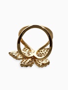 Кольцо для платка «Цветок Лилии», белое в золоте - Фото 6