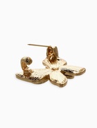 Брошь маленькая «Бабочка», чёрная в золоте - Фото 3