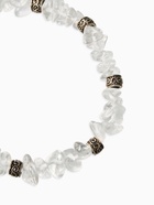 Браслет из бусин «Стиляшка», белый в серебре - фото 68178938