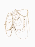 Бодичейн на тело «Аксельбант», цвет золото - фото 68178945