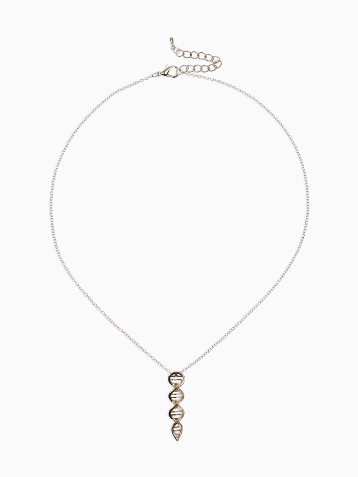 Кулон на цепочке «ДНК», 43 см,+ удлинитель 5 см, цвет золото