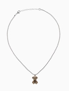 Кулон детский «Выбражулька. Мишка», 40 см, бежевый в серебре (комплект 2 шт) - фото 68179017