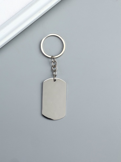 Брелок для ключей на кольце «Жетон», под нанесение, металл, 3×5 см