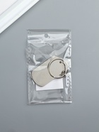 Брелок для ключей на кольце «Жетон», под нанесение, металл, 3×5 см - Фото 3