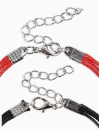 Браслеты парные «Неразлучники» «Рука Хамса», 2 шт. чёрный, красный - Фото 5