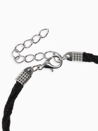 Браслет на шнурке Love, стразы, цвет чёрный (комплект 2 шт) - фото 68179047