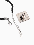 Браслет на шнурке Love, стразы, L=18 см, чёрный - Фото 4