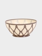 УЦЕНКА Сухарница с крышкой «Арабеска», 1.7 л, 21×21×15 см, бежевая, какао 10984449