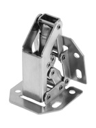 Петля мебельная ТУНДРА, накладная, универсальная, без врезки, набор 4 шт. - Фото 3