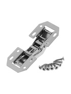 Петля мебельная ТУНДРА, накладная, универсальная, без врезки, набор 4 шт.  (артикул 10941694)  большой выбор товаров оптом и в розницу по низким ценам с доставкой