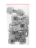 Петля мебельная ТУНДРА, накладная, универсальная, без врезки, набор 8 шт.  (артикул 10941695)  большой выбор товаров оптом и в розницу по низким ценам с доставкой