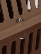 Переноска для животных, 49×31×31 см, с металлической дверью, пластик, коричневая - Фото 12