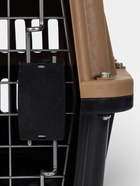 Переноска для животных, 49×31×31 см, с поддоном, пластик, чёрная, коричневая - Фото 11