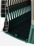 Переноска для животных, 59×36×35 см, с сеткой и чашей, пластик, серая, зелёная - Фото 10