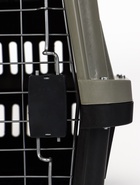 Переноска для животных, 59×36×35 см, с поддоном, с металлической дверью, тёмно-серая, чёрная - Фото 12