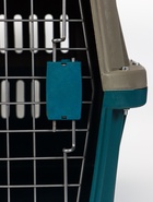 Переноска для животных, 64×45×45 с, с металлической дверью, синяя, серая 10807908