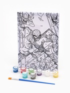 Картина по номерам для детей «Человек-паук: Битва злодеев» 15×21 см - Фото 2