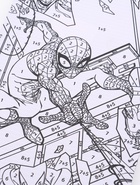 Картина по номерам для детей «Человек-паук: Битва злодеев» 15×21 см - Фото 10