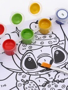 Картина по номерам для детей «Монстрик», 15×15 см - Фото 5