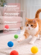 Игрушка-пистолет для кошек, 20 шариков  (артикул 10938436)  большой выбор товаров оптом и в розницу по низким ценам с доставкой