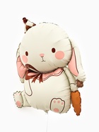 Воздушный шар фольгированный 35" «Кролик», матовый 10925462