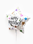 Воздушные шары фольгированные 18" «С днём рождения. Звезда», набор 5 шт. 10925463