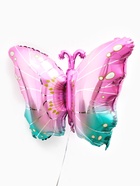Воздушный шар фольгированный 32" «Бабочка», розовый металлик 10925464