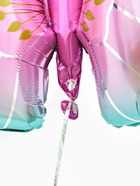 Воздушный шар фольгированный 32" «Бабочка», розовый металлик 10925464