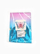 Воздушный шар фольгированный 32" «Бабочка», голубой металлик - фото 120955878